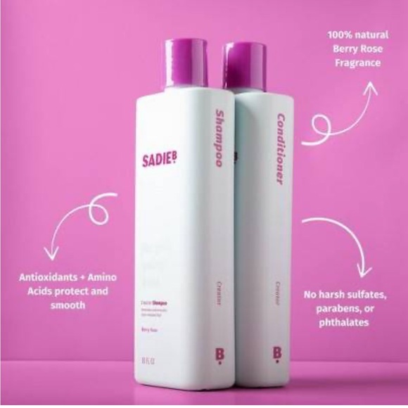 SADIE B Creator Shampoo - Berry Rose, NEW - Picture 2 of 6